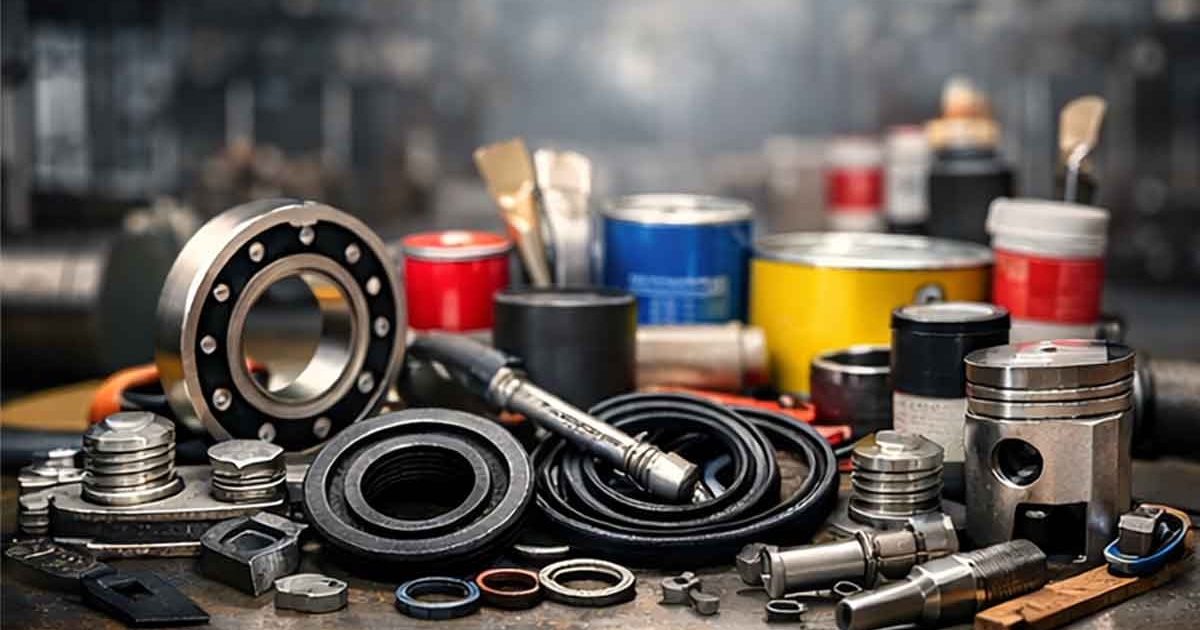 Industrijska oprema i rezervni dijelovi – industrijski materijali i brtve